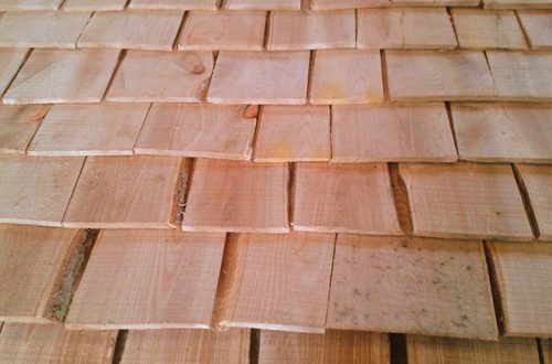 All Good in The wood- milled shingles - Sweet Chestnut