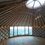 All Good in the wood Yurt decking- inside